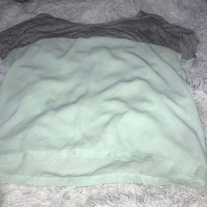 Mint Green Blouse